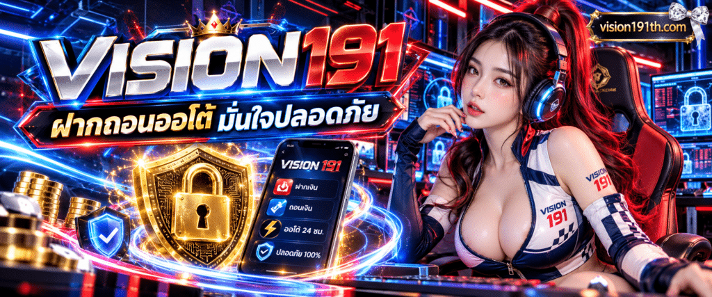 ไอคอนแม่กุญแจดิจิทัลสีทองแสดงระบบความปลอดภัยขั้นสูงคู่กับสมาร์ทโฟนของ VISION 191 ฝากถอนออโต้ ปลอดภัยขั้นสุด